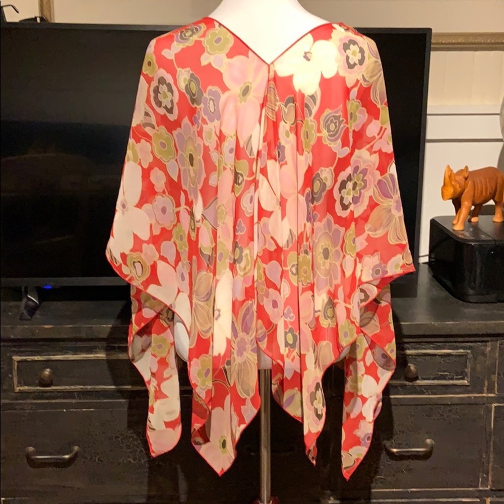 Butterfly sheer shawl / scarf.
